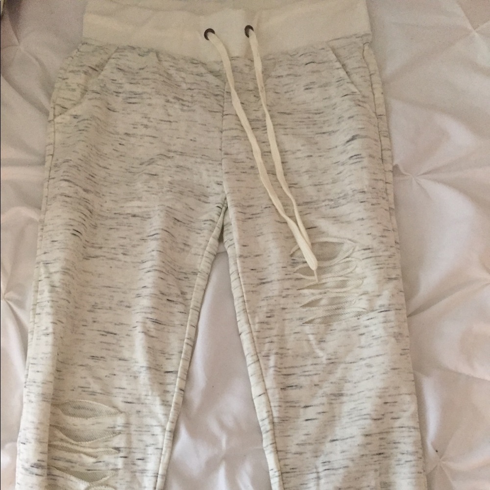 Forever 21 Distressed Joggers
